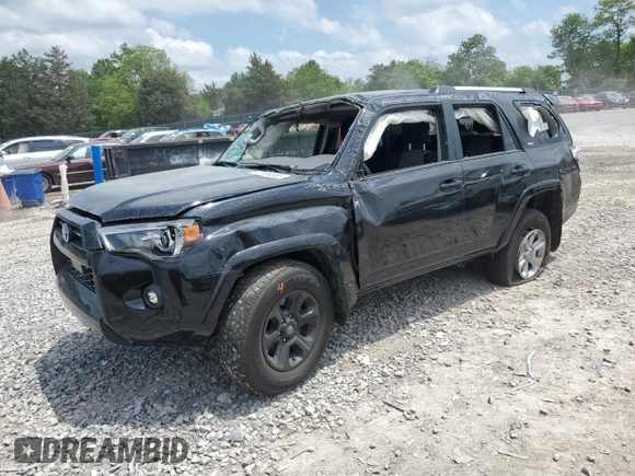 2022 Toyota 4Runner SR5 with VIN JTEEU5JR4N5260072, listed as a Copart auction lot 56194585 with 54,773 mi miles and Salvage title. Bid and sale history available at DreamBid. Image 1.
