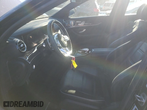 2019 Mercedes-Benz E 63 S AMG with VIN WDDZF8KB9KA569581, listed as a Copart auction lot 41450995 with 31,020 mi miles and Salvage Title. Bid and sale history available at DreamBid. Image 7.
