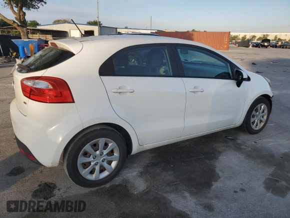 2013 Kia Rio LX with VIN KNADM5A38D6232986, listed as a Copart auction lot 50928325 with 68,799 mi miles and Salvage Title. Bid and sale history available at DreamBid. Image 3.