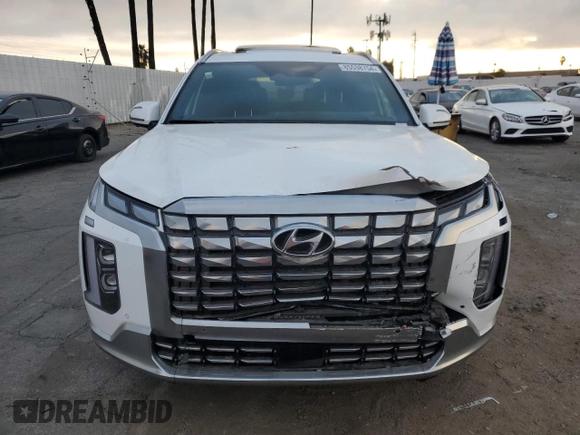2024 Hyundai Palisade Calligraphy z VIN KM8R74GE4RU798760, wystawiony jako Copart lot #85538754 z przebiegiem Nie podano mil oraz Czysty tytuł • Clean title. Historia ofert i sprzedaży dostępna na DreamBid. Obrazek 5.