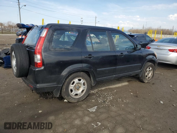 2006 Honda CR-V LX with VIN JHLRD68526C004527, listed as a Copart auction lot 51016035 with 240,494 mi miles and Salvage Title. Bid and sale history available at DreamBid. Image 3.