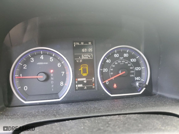 2009 Honda CR-V EX-L with VIN 5J6RE487X9L051738, listed as a Copart auction lot 51049785 with 169,135 mi miles and Salvage Title. Bid and sale history available at carsss.com. Image 9.