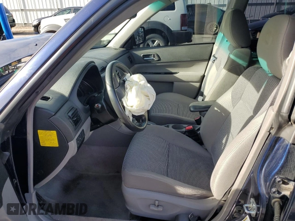 2006 Subaru Forester X with VIN JF1SG65656H722603, listed as a Copart auction lot 85505424 with 128,644 mi miles and Salvage Title. Bid and sale history available at DreamBid. Image 7.