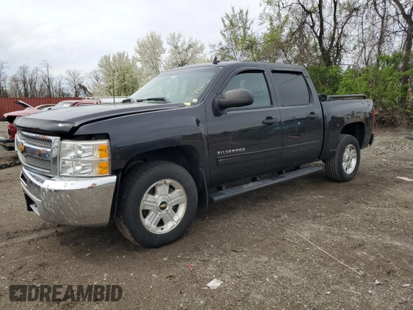 2012 Chevrolet Silverado 1500 LT with VIN 1GCPKSE78CF195115, listed as a Copart auction lot 51840535 with 191,985 mi miles and Salvage Title. Bid and sale history available at DreamBid. Image 1.
