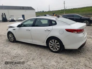 2016 Kia Optima EX z VIN 5XXGU4L3XGG091612, wystawiony jako Copart lot #59929295 z przebiegiem 130 450 mil mil oraz Szkoda całkowita • Salvage title. Historia ofert i sprzedaży dostępna na DreamBid. Obrazek 2.