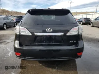 2011 Lexus RX 350 with VIN JTJBK1BA7B2013931, listed as a Copart auction lot 50087405 with 117,389 mi miles and Salvage Title. Bid and sale history available at DreamBid. Image 6.