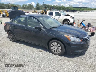 2011 Honda Accord LX with VIN 1HGCP2F33BA081354, listed as a Copart auction lot 60515505 with 198,365 mi miles and Salvage title. Bid and sale history available at DreamBid. Image 4.