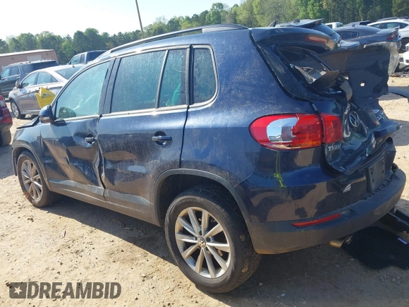 2015 Volkswagen Tiguan SE z VIN WVGBV7AX3FW583163, wystawiony jako IAAI lot #41991409 z przebiegiem 99 866 mil mil oraz . Historia ofert i sprzedaży dostępna na DreamBid. Obrazek 3.