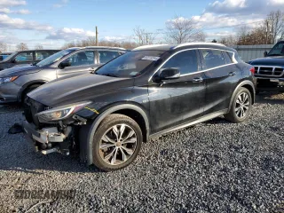 2017 Infiniti QX30 Luxury with VIN SJKCH5CR6HA021094, listed as a Copart auction lot 82018264 with 89,987 mi miles and Salvage Title. Bid and sale history available at carsss.com. Image 1.