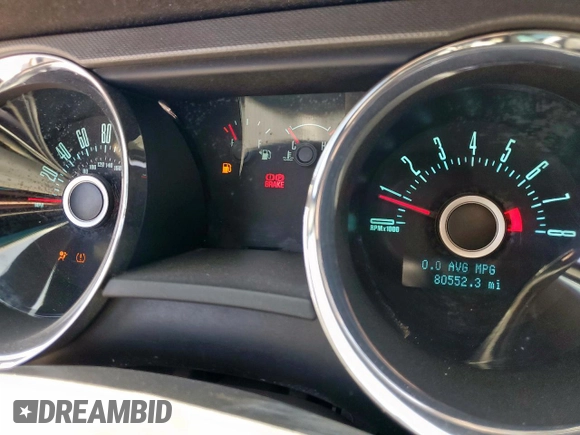 2013 Ford Mustang GT with VIN 1ZVBP8CF0D5266823, listed as a Copart auction lot 56985855 with 80,552 mi miles and Salvage title. Bid and sale history available at DreamBid. Image 9.