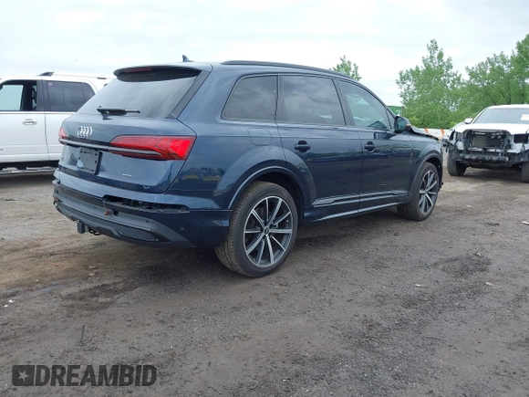 2023 Audi Q7 Premium Plus with VIN WA1LXBF77PD020848, listed as a IAAI auction lot 42205850 with 29,085 mi miles and . Bid and sale history available at DreamBid. Image 4.