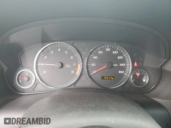2007 Cadillac CTS with VIN 1G6DM57TX70129217, listed as a Copart auction lot 77952324 with 75,517 mi miles and Salvage Title. Bid and sale history available at carsss.com. Image 9.