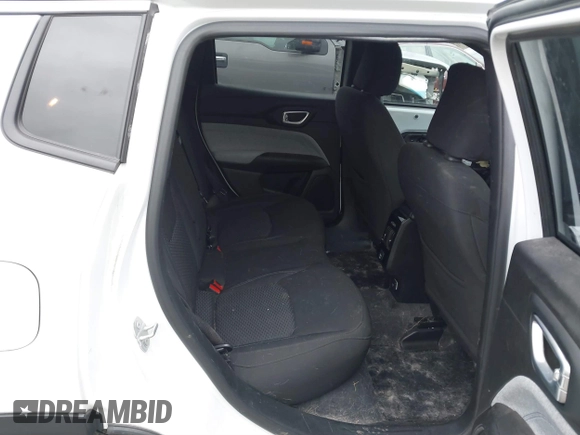 2023 Jeep Compass Sport with VIN 3C4NJDAN0PT516635, listed as a IAAI auction lot 41492162 with 19,315 mi miles and . Bid and sale history available at DreamBid. Image 8.