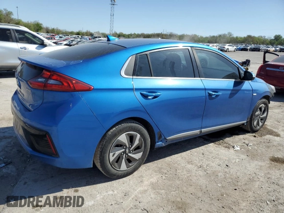 2017 Hyundai Ioniq SEL with VIN KMHC75LC8HU025126, listed as a Copart auction lot 52503575 with 290,114 mi miles and Salvage title. Bid and sale history available at DreamBid. Image 3.