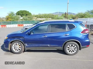 2019 Nissan Rogue SV with VIN KNMAT2MT7KP522209, listed as a IAAI auction lot 41481204 with 54,658 mi miles. Bid and sale history available at carsss.com. Image 14.
