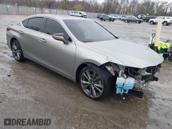2021 Lexus ES 350 F Sport with VIN 58AGZ1B1XMU098554, listed as a IAAI auction lot 42026390 with 86,171 mi miles and . Bid and sale history available at DreamBid. Image 1.