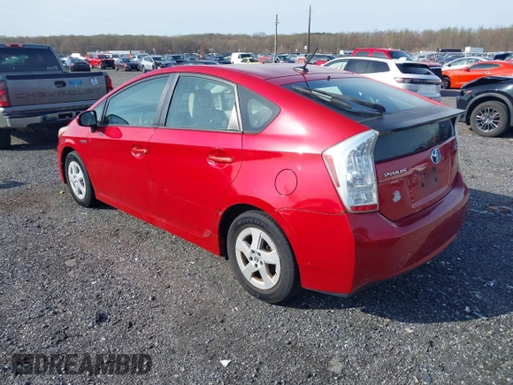 2010 Toyota Prius II with VIN JTDKN3DU0A0143461, listed as a IAAI auction lot 41949885 with 249,389 mi miles and . Bid and sale history available at DreamBid. Image 3.