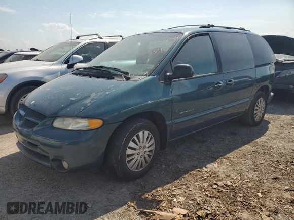 2000 Dodge Caravan SE with VIN 2B4GP45G9YR667980, listed as a Copart auction lot 76298204 with Not Provided miles and Salvage Title. Bid and sale history available at carsss.com. Image 1.