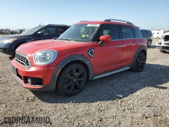 2020 MINI Countryman Cooper S with VIN WMZYW7C01L3L70690, listed as a Copart auction lot 51688935 with 107,702 mi miles and Salvage Title. Bid and sale history available at DreamBid. Image 1.