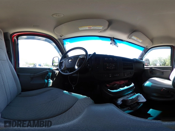 2017 Chevrolet Express Cargo Van with VIN 1GCWGAFG3H1350048, listed as a IAAI auction lot 41881164 with 115,430 mi miles. Bid and sale history available at carsss.com. Image 19.
