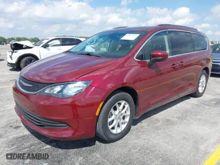 2020 Chrysler Voyager LXI with VIN 2C4RC1DGXLR181940, listed as a IAAI auction lot 41812620 with 63,152 mi miles. Bid and sale history available at carsss.com. Image 17.