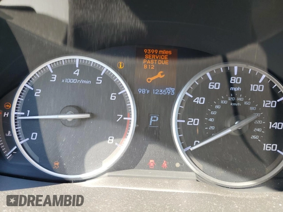 2013 Acura RDX Technology with VIN 5J8TB3H5XDL007942, listed as a Copart auction lot 72569314 with 123,593 mi miles and Salvage Title. Bid and sale history available at DreamBid. Image 9.