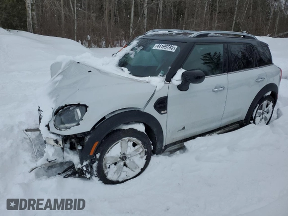2020 MINI Countryman Cooper with VIN WMZYW5C07L3L53560, listed as a Copart auction lot 44199785 with Not provided miles and Clean title. Bid and sale history available at DreamBid. Image 1.