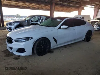 2020 BMW 8 Series M850i with VIN WBAGV8C07LCD40839, listed as a Copart auction lot 87046124 with 41,880 mi miles and Salvage Title. Bid and sale history available at carsss.com. Image 1.