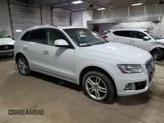 2015 Audi Q5 Premium Plus with VIN WA1LFAFP1FA011284, listed as a Copart auction lot 55804145 with 160,712 mi miles and Clean title. Bid and sale history available at DreamBid. Image 4.