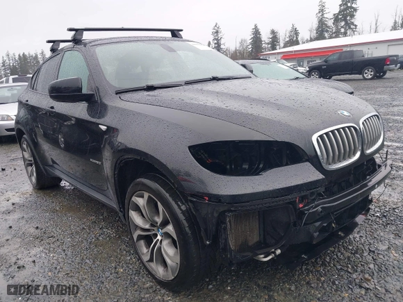 2014 BMW X6 50i with VIN 5UXFG8C57EL593257, listed as a IAAI auction lot 41655486 with 128,292 mi miles. Bid and sale history available at carsss.com. Image 1.
