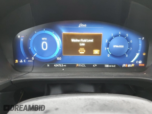2021 Ford Escape SEL with VIN 1FMCU0H62MUB04381, listed as a Copart auction lot 43056673 with 42,473 mi miles and Salvage title. Bid and sale history available at DreamBid. Image 9.