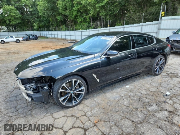 2020 BMW 8 Series 840i with VIN WBAGV2C02LCE04556, listed as a Copart auction lot 61073745 with 60,651 mi miles and Salvage title. Bid and sale history available at DreamBid. Image 1.