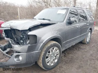 2012 Ford Expedition Limited with VIN 1FMJU2A53CEF54179, listed as a IAAI auction lot 41666851 with 216,491 mi miles. Bid and sale history available at carsss.com. Image 2.