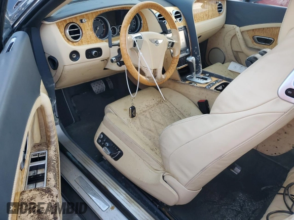 2013 Bentley Continental GT with VIN SCBGR3ZA6DC080610, listed as a Copart auction lot 74080524 with Not Provided miles and Salvage Title. Bid and sale history available at DreamBid. Image 8.