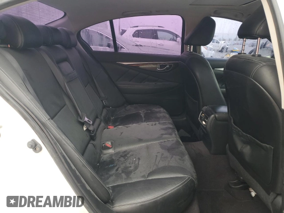 2015 Infiniti Q50 Premium with VIN JN1BV7AR0FM410138, listed as a Copart auction lot 50978665 with 143,433 mi miles and Non Repairable. Bid and sale history available at carsss.com. Image 10.