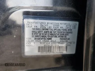 2013 Nissan Sentra SL with VIN 3N1AB7AP7DL745892, listed as a Copart auction lot 44011005 with 135,455 mi miles and Salvage Title. Bid and sale history available at DreamBid. Image 12.