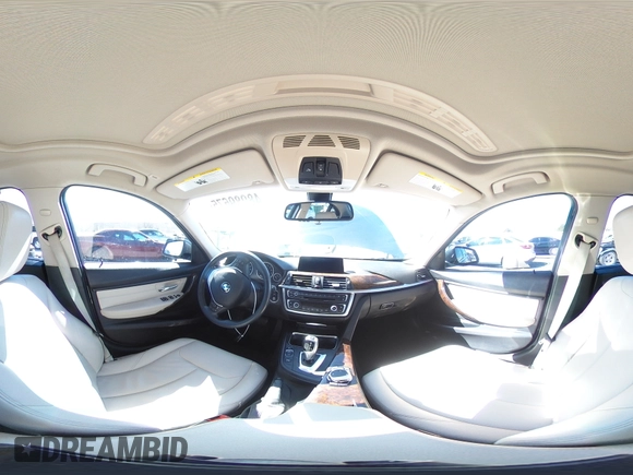 2015 BMW 3 Series 328i xDrive with VIN WBA3B3C50FF548227, listed as a Copart auction lot 48989675 with 80,410 mi miles and Salvage Title. Bid and sale history available at carsss.com. Image 14.
