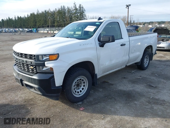 2021 Chevrolet Silverado 1500 Work Truck with VIN 3GCNWAEKXMG273176, listed as a IAAI auction lot 41632014 with 99,075 mi miles. Bid and sale history available at carsss.com. Image 17.