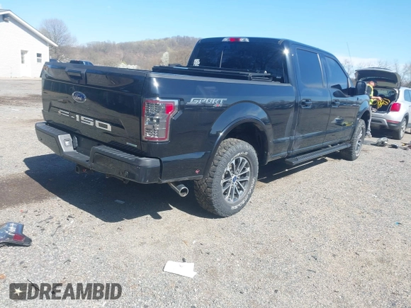2018 Ford F-150 XL with VIN 1FTFW1EG0JFC41480, listed as a IAAI auction lot 41940861 with 84,044 mi miles. Bid and sale history available at carsss.com. Image 4.