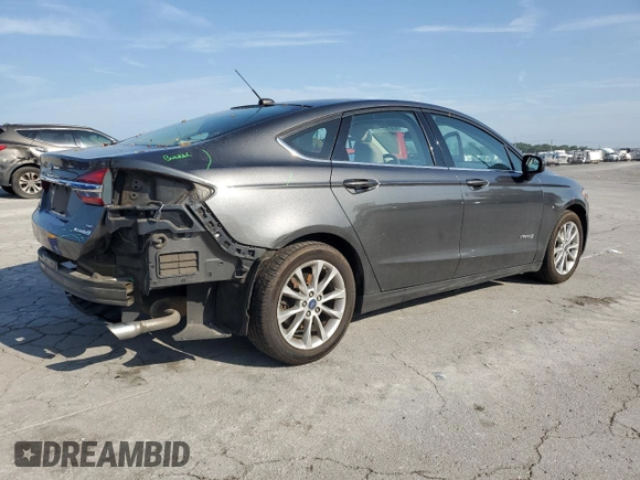 2017 Ford Fusion Hybrid SE с VIN 3FA6P0LU3HR287520, выставлен на аукционе Copart как лот 63519315 с пробегом 101 156 миль миль и Списание • Salvage title. История ставок и продаж доступна на DreamBid. Изображение 3.