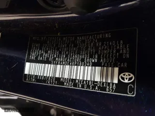 2024 Toyota Corolla LE with VIN 5YFB4MDE4RP180340, listed as a IAAI auction lot 41550229 with 48,128 mi miles. Bid and sale history available at carsss.com. Image 9.