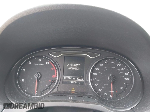 2015 Audi A3 Premium Plus with VIN WAUCCGFF4F1129058, listed as a IAAI auction lot 42066493 with 122,774 mi miles and . Bid and sale history available at DreamBid. Image 7.