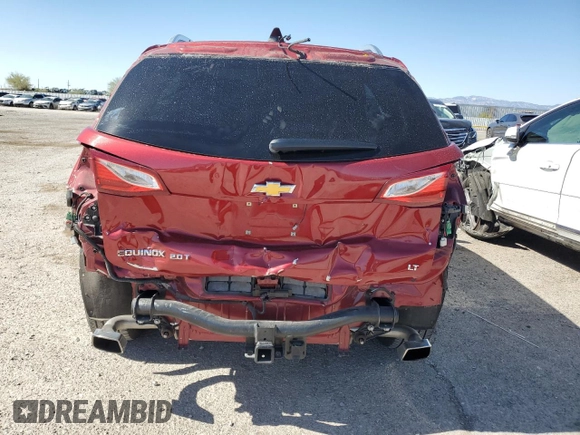 2019 Chevrolet Equinox LT with VIN 3GNAXLEX9KL208219, listed as a Copart auction lot 54433745 with 37,994 mi miles and Salvage Title. Bid and sale history available at DreamBid. Image 6.