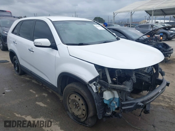 2014 Kia Sorento LX with VIN 5XYKT3A66EG486609, listed as a IAAI auction lot 42040281 with Not Provided miles and . Bid and sale history available at DreamBid. Image 1.