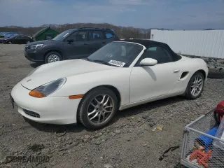 2000 Porsche Boxster with VIN WP0CA2983YU620313, listed as a Copart auction lot 54605995 with 134,807 mi miles and Clean Title. Bid and sale history available at carsss.com. Image 1.