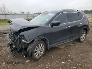 2019 Nissan Rogue S with VIN 5N1AT2MT0KC719550, listed as a Copart auction lot 44812355 with 75,674 mi miles and Salvage Title. Bid and sale history available at carsss.com. Image 1.