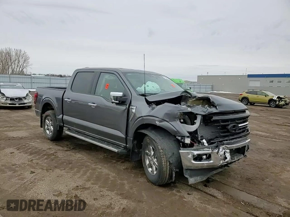 2024 Ford F-150 XLT with VIN 1FTEW3LP6RKF69984, listed as a Copart auction lot 47840155 with 2,188 mi miles and Salvage Title. Bid and sale history available at carsss.com. Image 11.