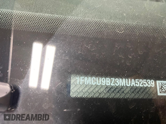 2021 Ford Escape SE Hybrid z VIN 1FMCU9BZ3MUA52539, wystawiony jako IAAI lot #42437654 z przebiegiem 59 148 mil mil oraz . Historia ofert i sprzedaży dostępna na DreamBid. Obrazek 13.