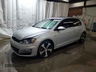 2016 Volkswagen Golf GTI S with VIN 3VWYT7AU3GM035334, listed as a Copart auction lot 43924535 with 155,155 mi miles and Salvage Title. Bid and sale history available at carsss.com. Image 1.