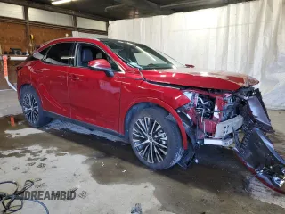 2023 Lexus RX 350h with VIN 2T2BBMCA5PC013398, listed as a Copart auction lot 50963615 with 13,587 mi miles and Salvage Title. Bid and sale history available at DreamBid. Image 4.